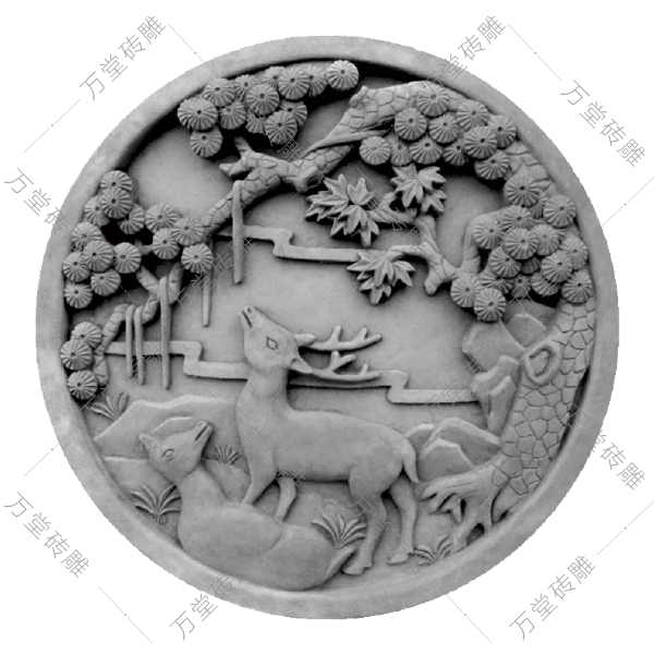 松鹿圖
