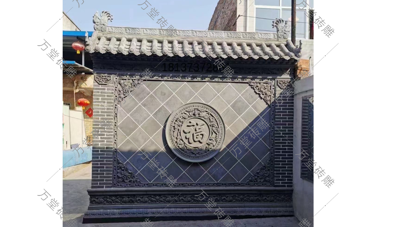 “五壽團(tuán)福”影壁墻系列